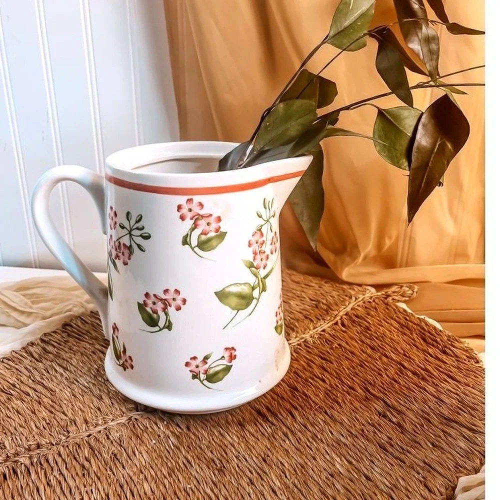 Harry &‎ David Floral Pitcher